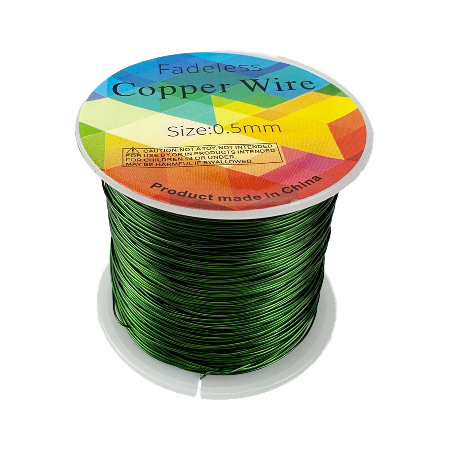 Color retaining copper wire
